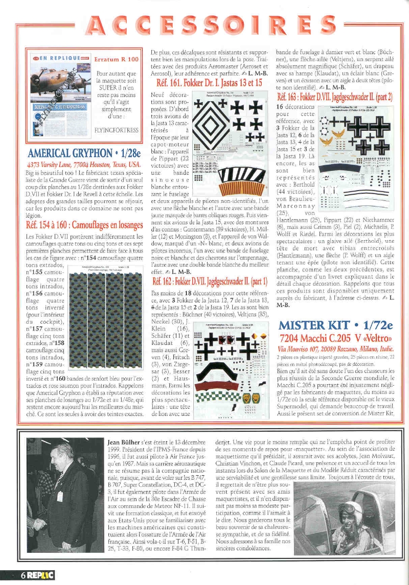 Replic 101 - Macchi C 202, F-14 A&pwd=D, Henschel He-129 B-2